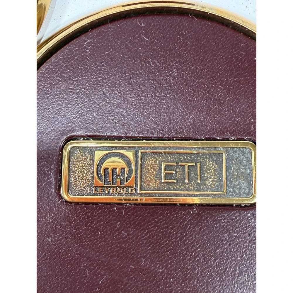 Leybold ETI vintage coaster